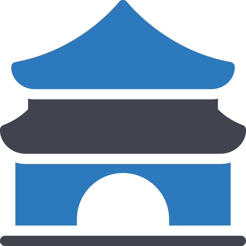 Cinese edificio vettore illustrazione su un' sfondo.premio qualità simboli.vettore icone per concetto e grafico design.