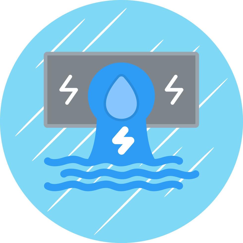 idroelettricità vettore icona design
