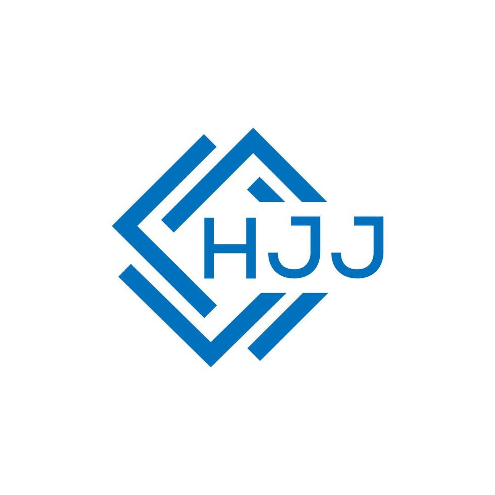hjj lettera logo design su bianca sfondo. hjj creativo cerchio lettera logo concetto. hjj lettera design. vettore