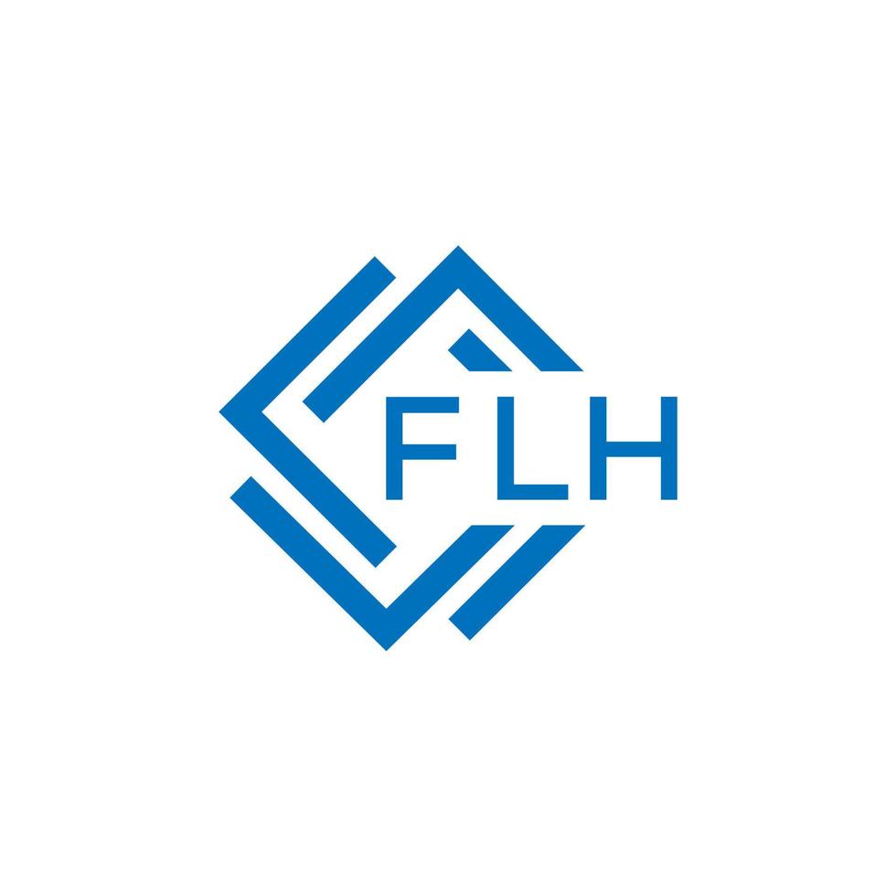 fl lettera logo design su bianca sfondo. fl creativo cerchio lettera logo concetto. fl lettera design. vettore