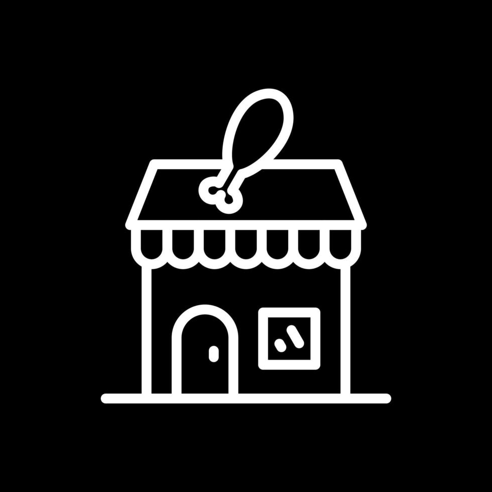 macellaio negozio vettore icona design