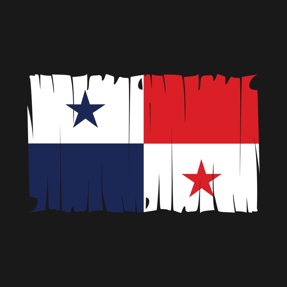 Panama bandiera vettore