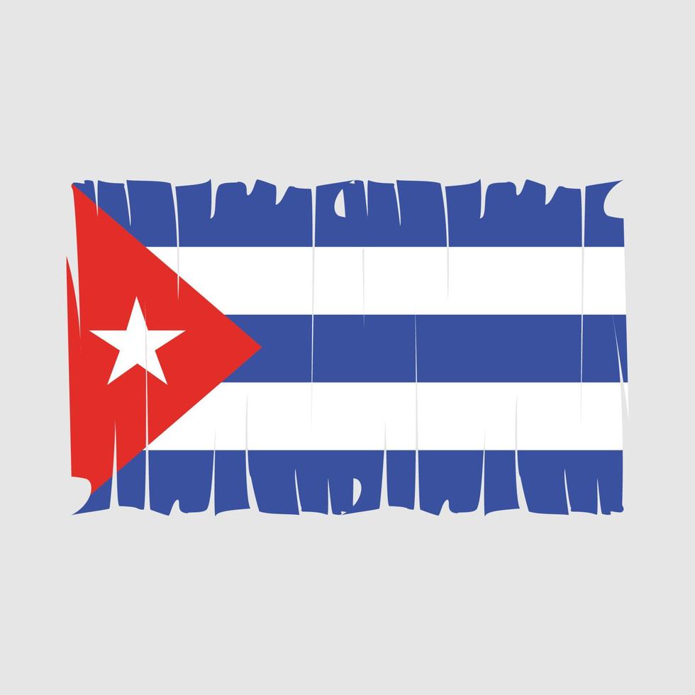 vettore di bandiera cuba