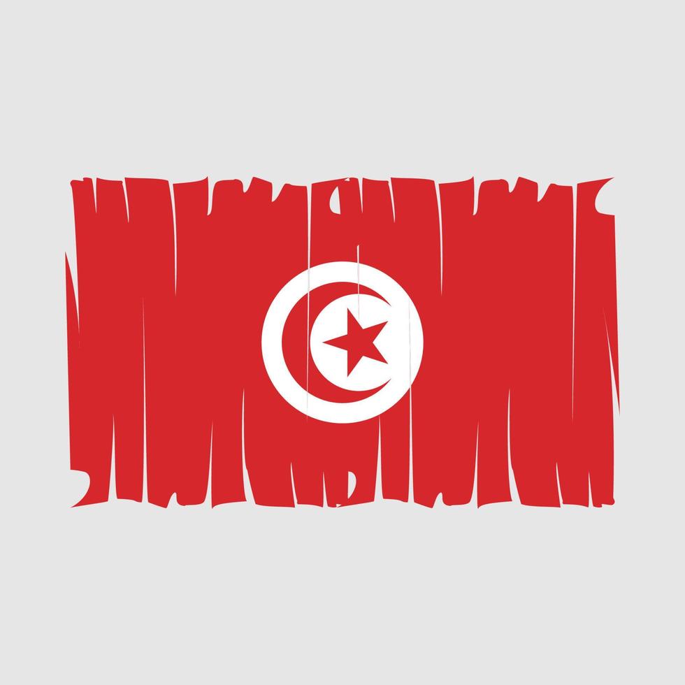 vettore di bandiera tunisia