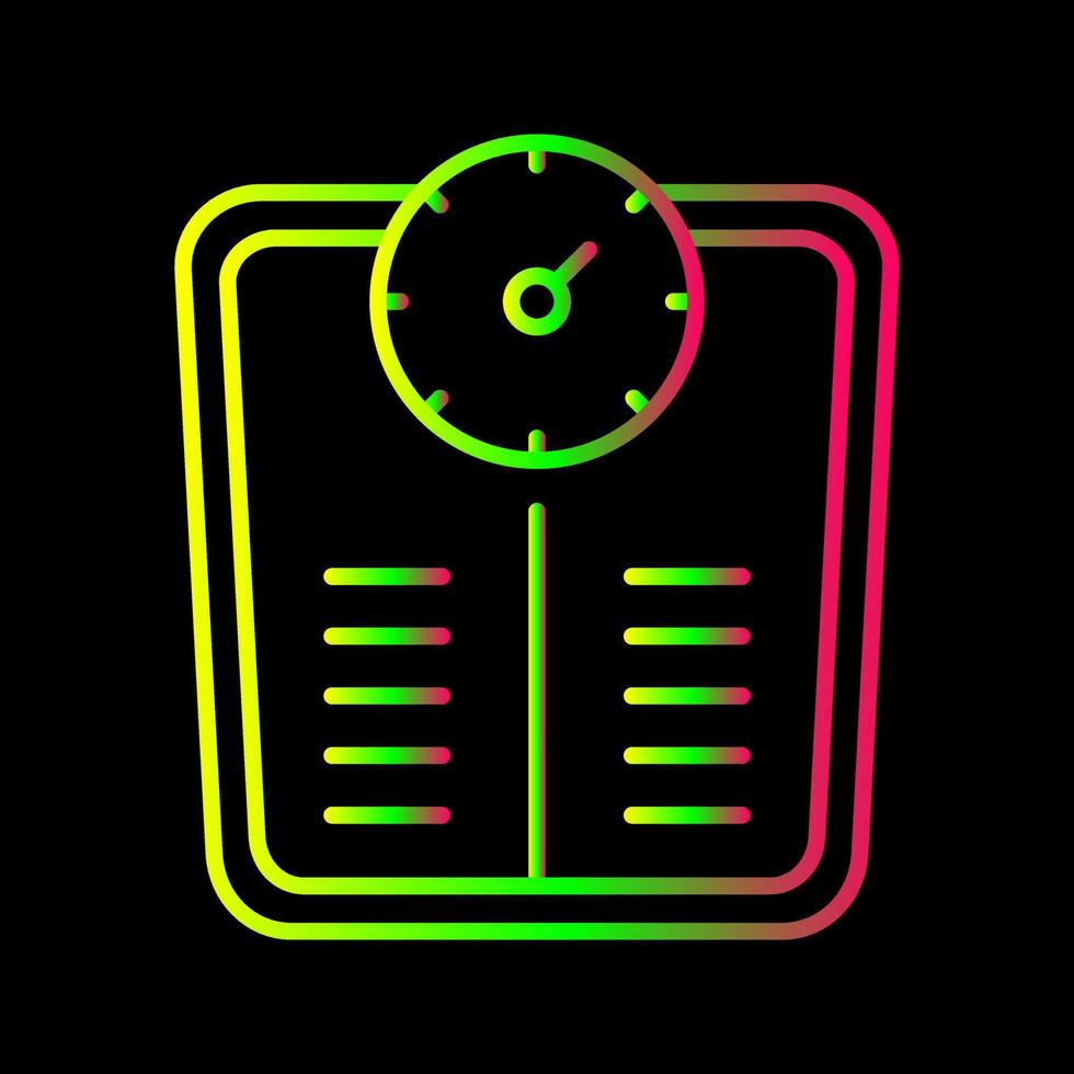 peso scala vettore icona