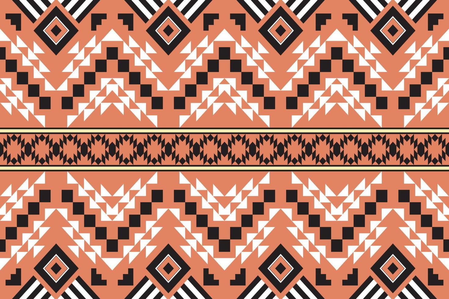 geometrico etnico tribale Vintage ▾ senza soluzione di continuità modello. applicato tradizionale design per sfondo, tappeto, sfondo, vestiario, avvolgere, batik, tessuto, moda design. vettore illustrazione ricamo stile.
