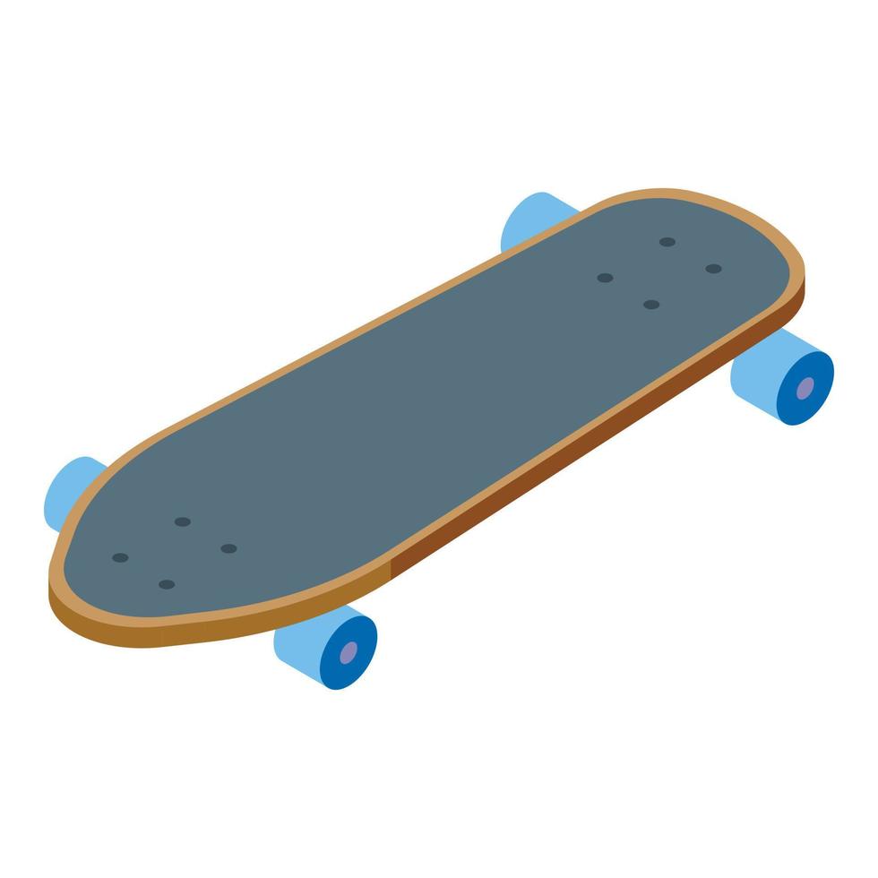 longboard attività icona isometrico vettore. retrò tavola vettore