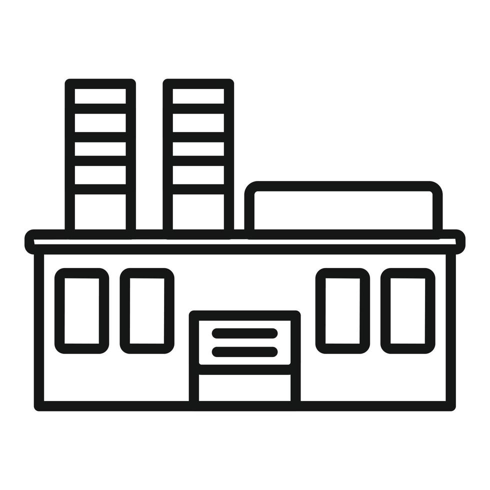 filo produzione fabbrica icona schema vettore. cucire macchina vettore