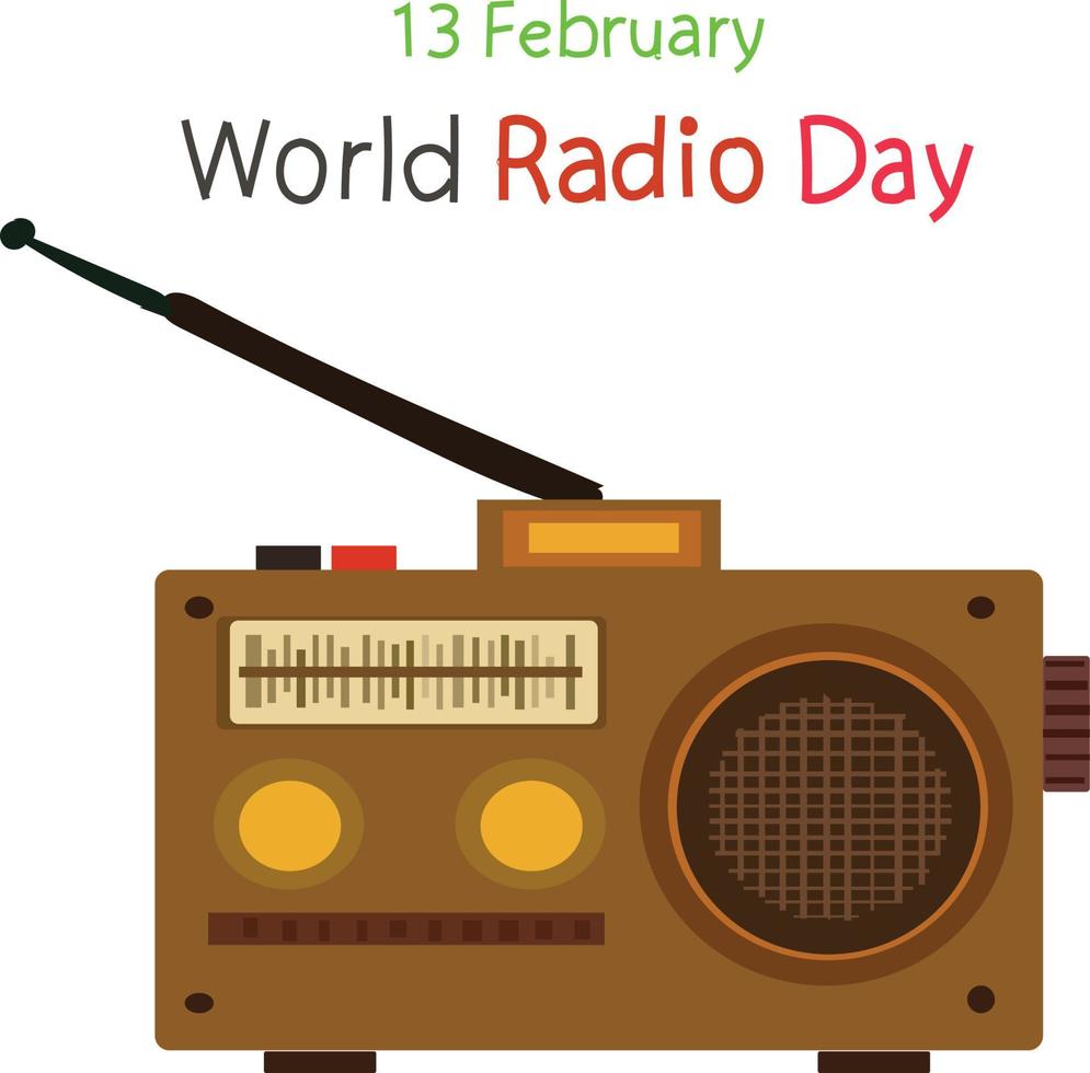 giornata mondiale della radio vettore