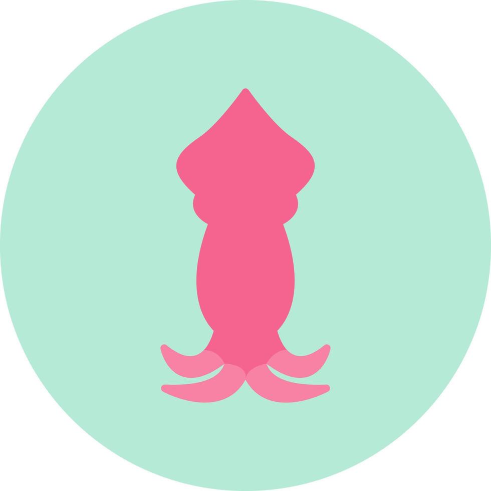 calamaro vettore icona