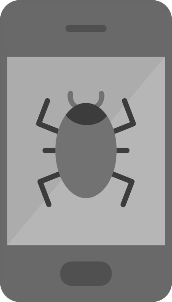 mobile virus vettore icona