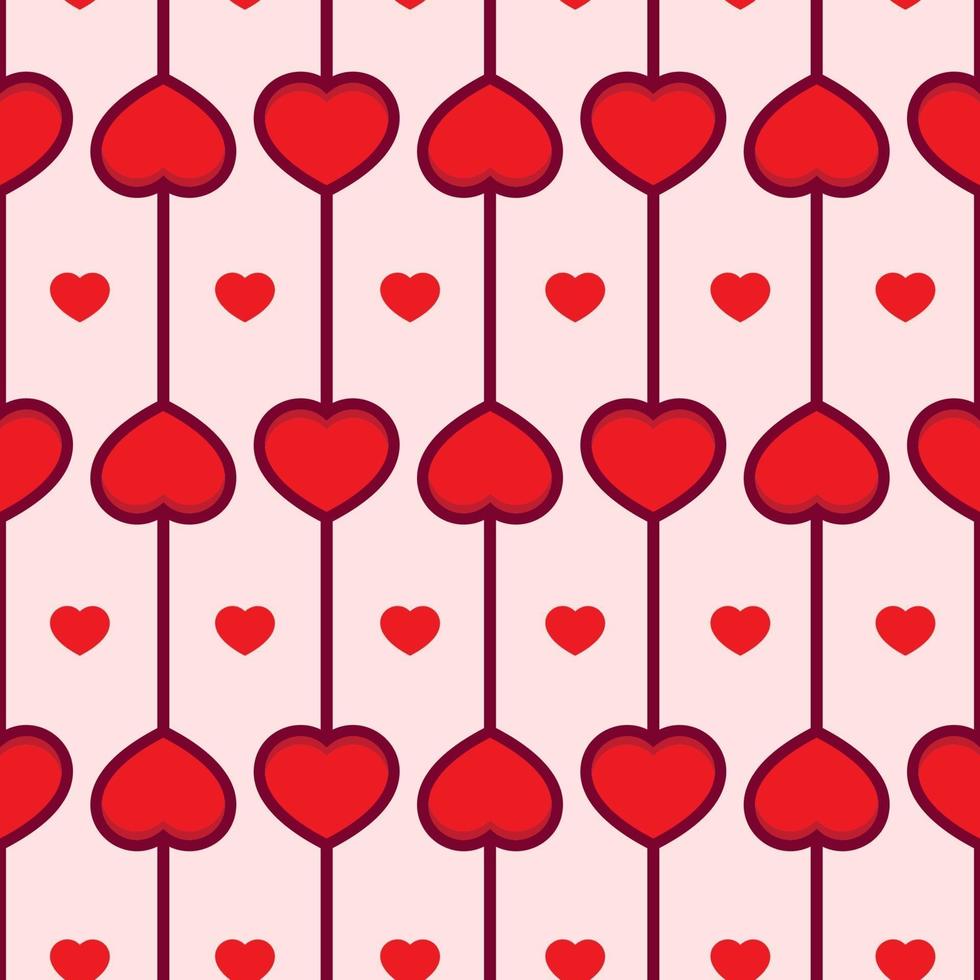 amore cuore seamless pattern vettore