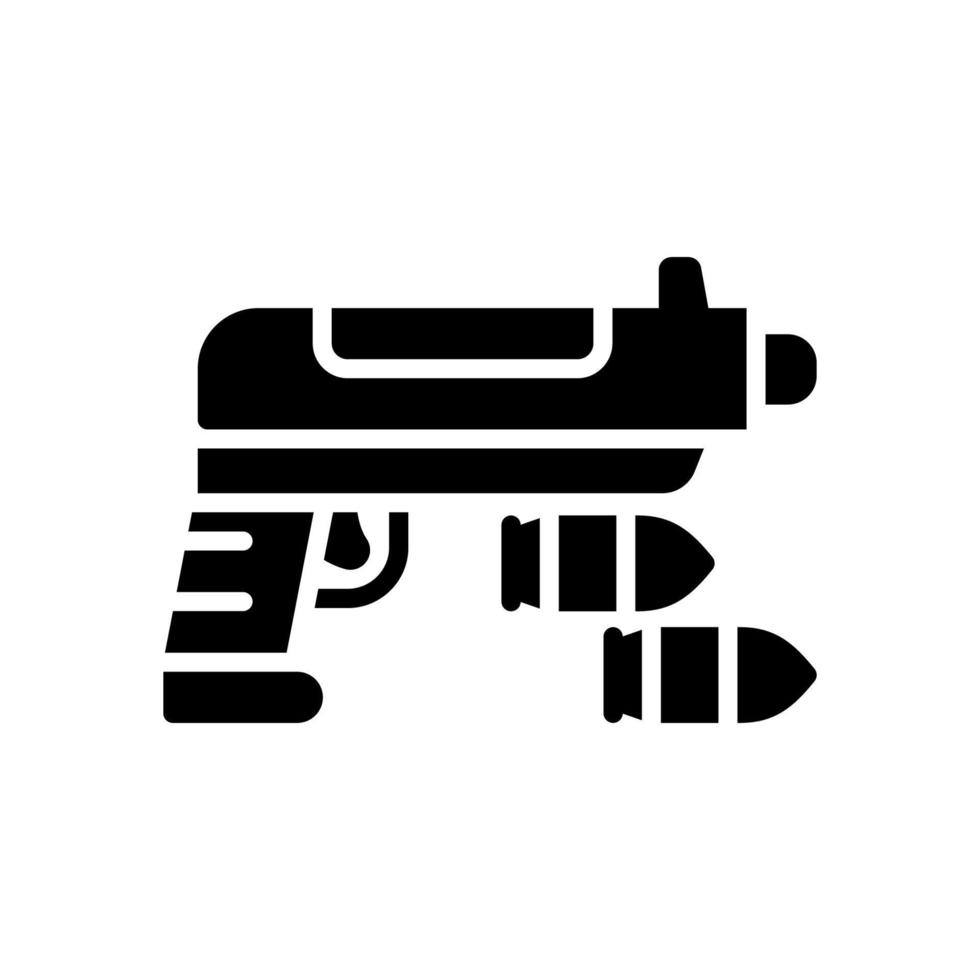 pistola icona per il tuo sito web disegno, logo, app, ui. vettore