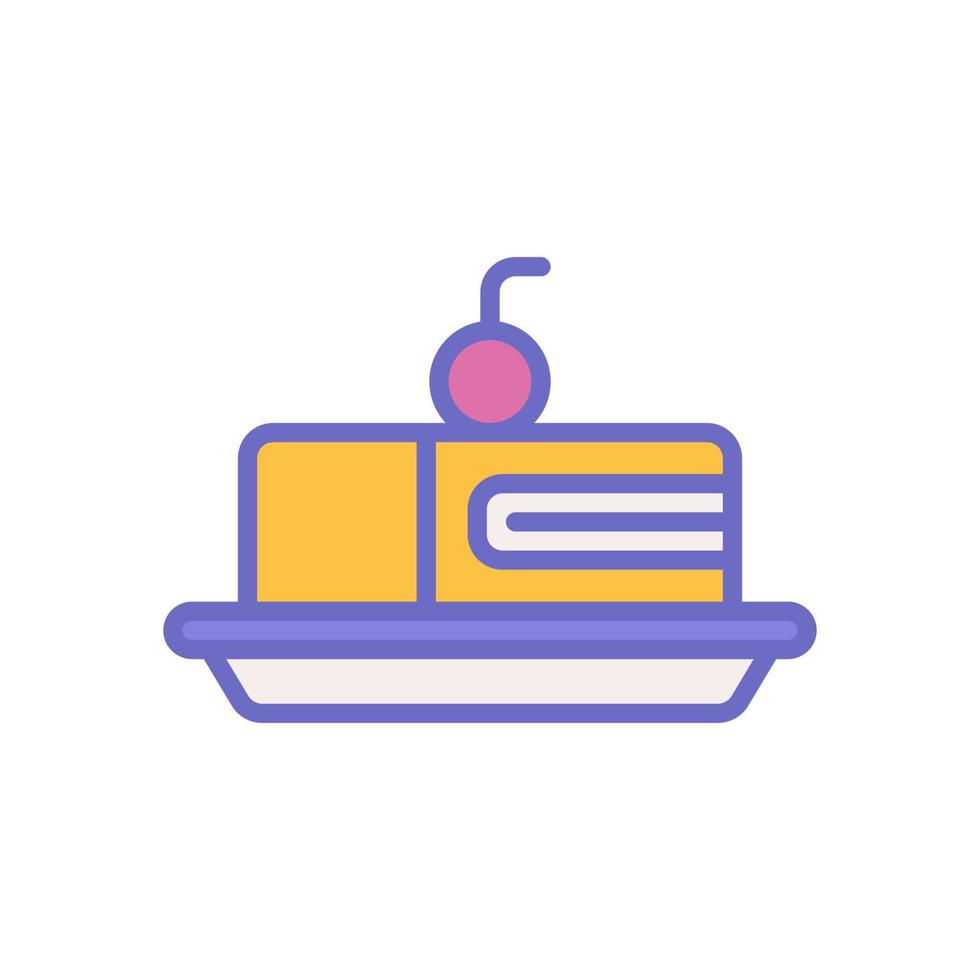 torta icona per il tuo sito web disegno, logo, app, ui. vettore