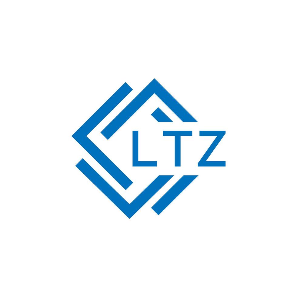 ltz lettera logo design su bianca sfondo. ltz creativo cerchio lettera logo concetto. ltz lettera design. vettore