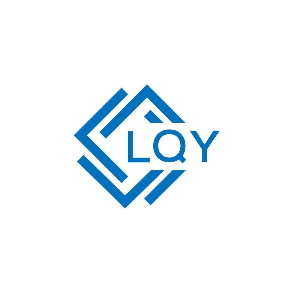 lqy lettera logo design su bianca sfondo. lqy creativo cerchio lettera logo concetto. lqy lettera design. vettore
