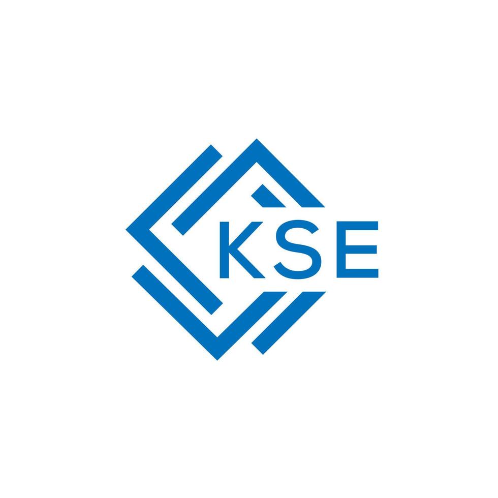 kse lettera logo design su bianca sfondo. kse creativo cerchio lettera logo concetto. kse lettera design. vettore