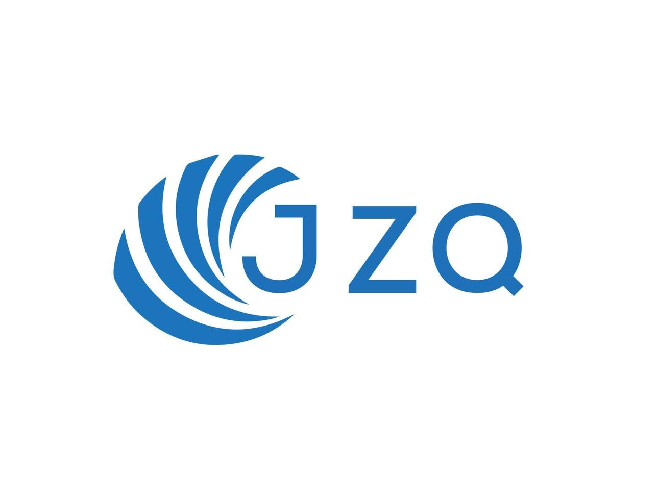jzq astratto attività commerciale crescita logo design su bianca sfondo. jzq creativo iniziali lettera logo concetto. vettore