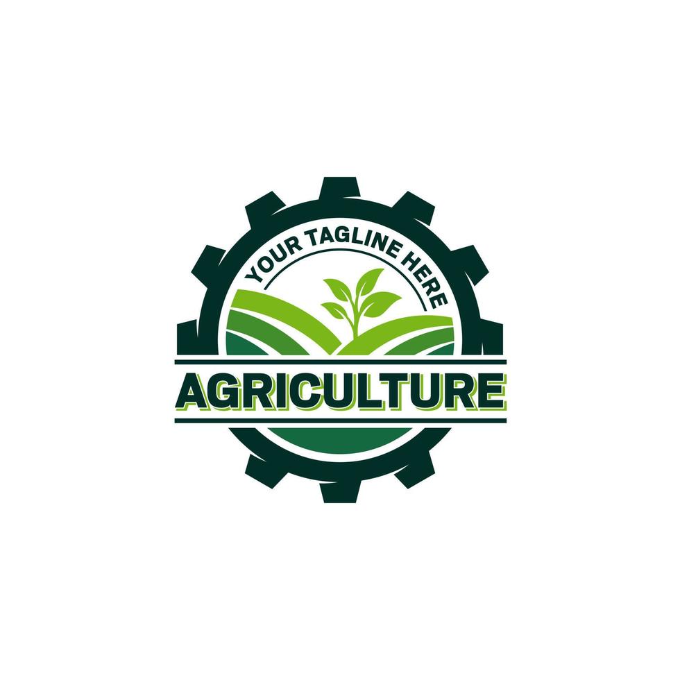 agricoltura logo - vettore illustrazione, agricoltura emblema design. adatto per il tuo design bisogno, logo, illustrazione, animazione, eccetera.