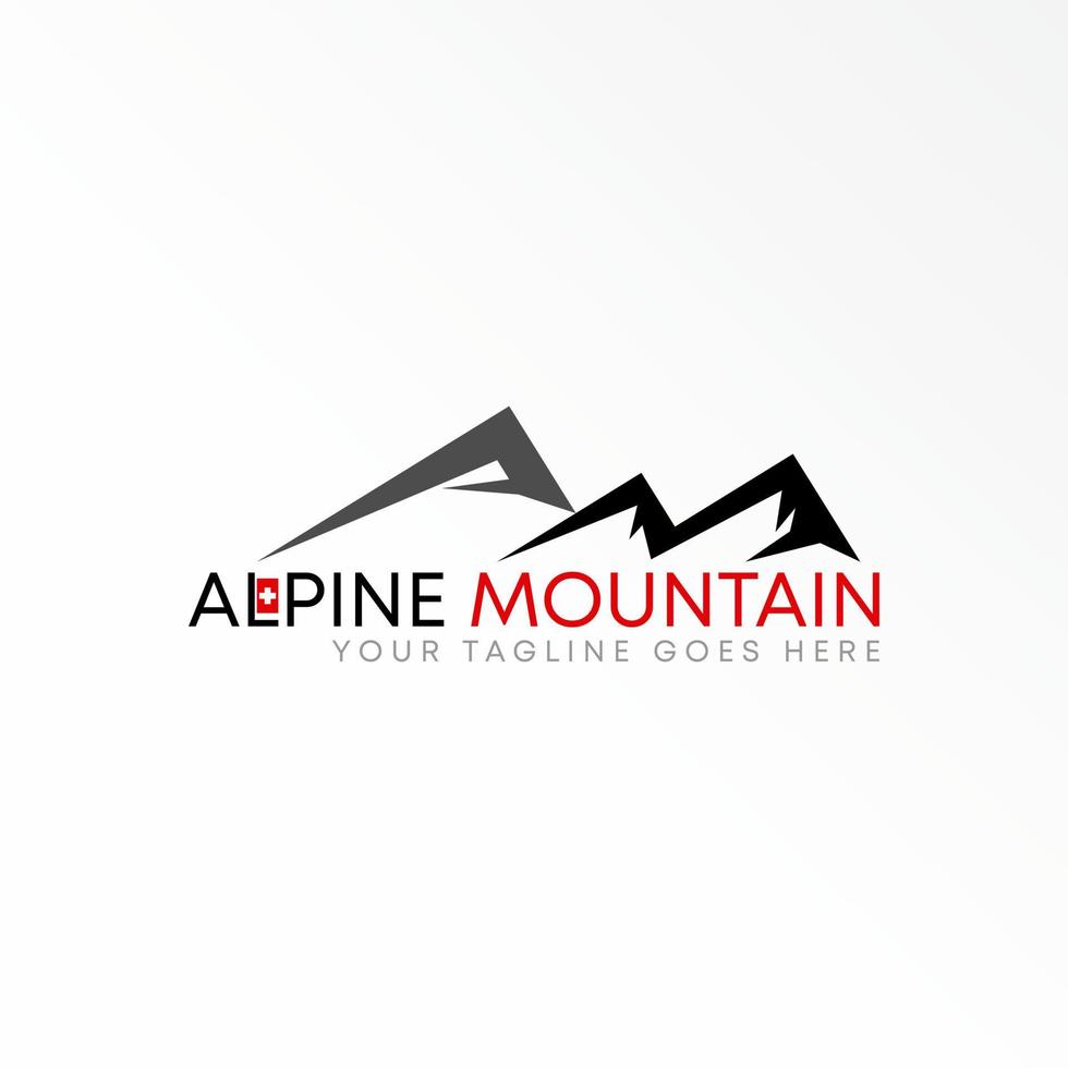 semplice montagna piace lettera am font Immagine grafico icona logo design astratto concetto vettore scorta. può essere Usato come un' simbolo relazionato per avventura.