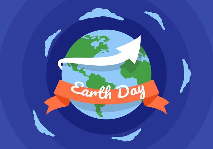 Vettori di Earth Day pacificamente