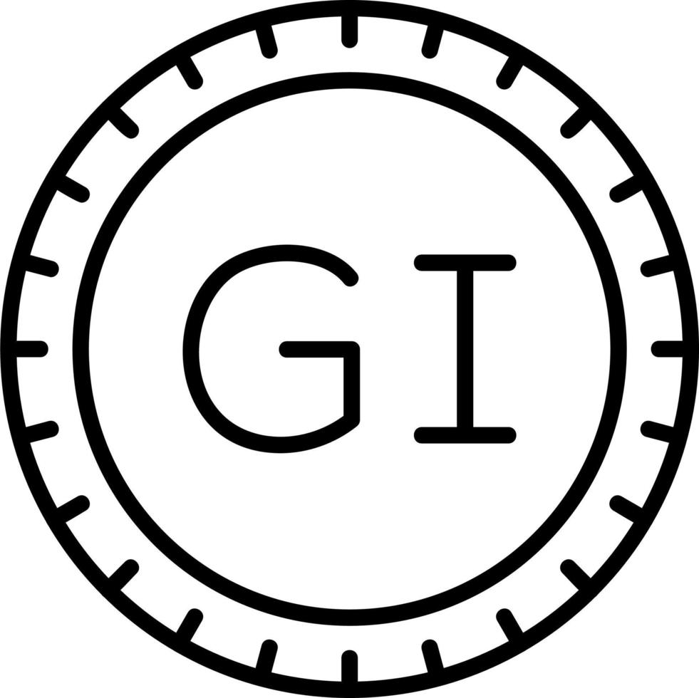 Gibilterra comporre codice vettore icona