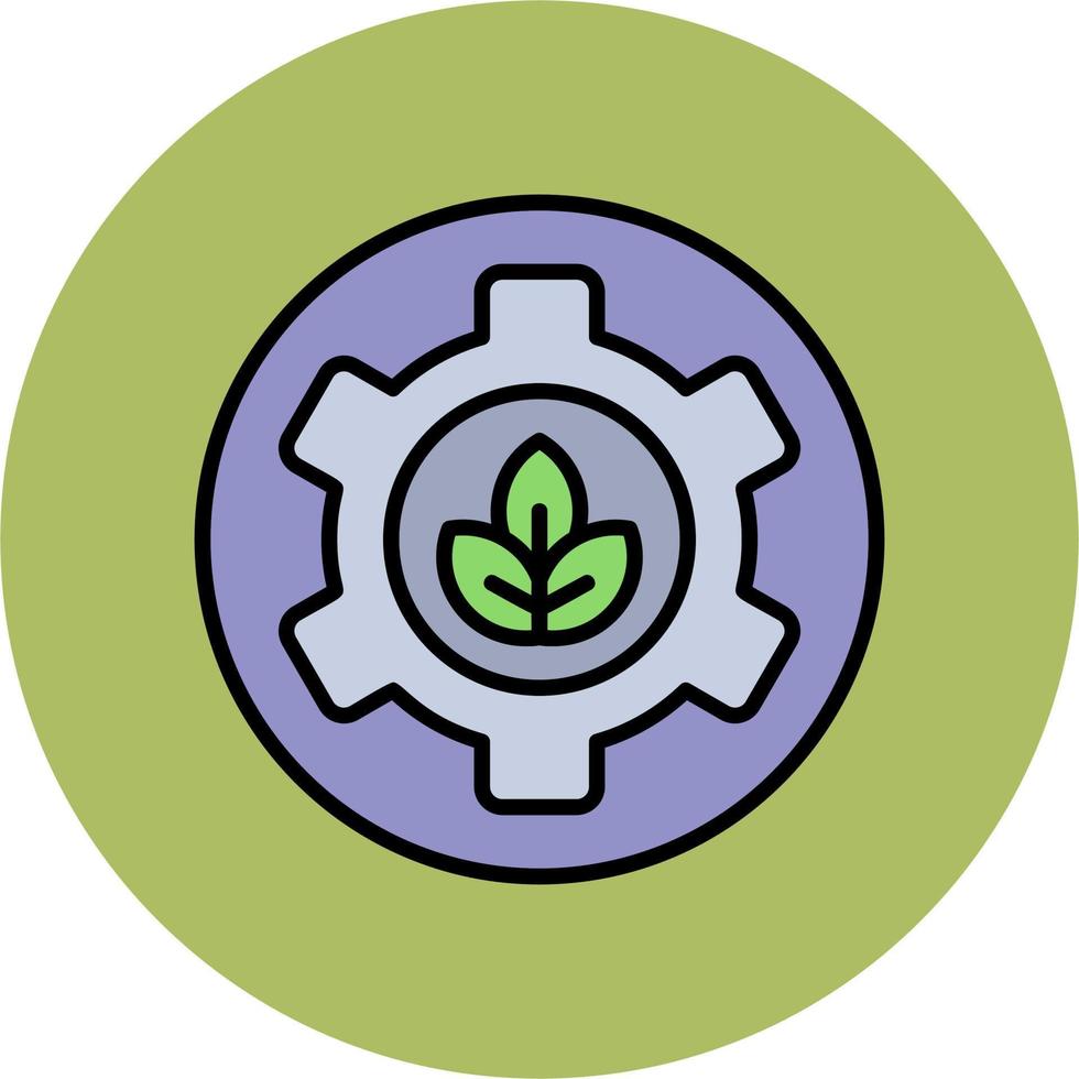 sostenibilità vettore icona