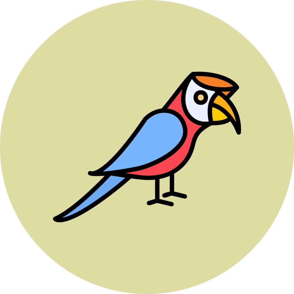pappagallo vettore icona