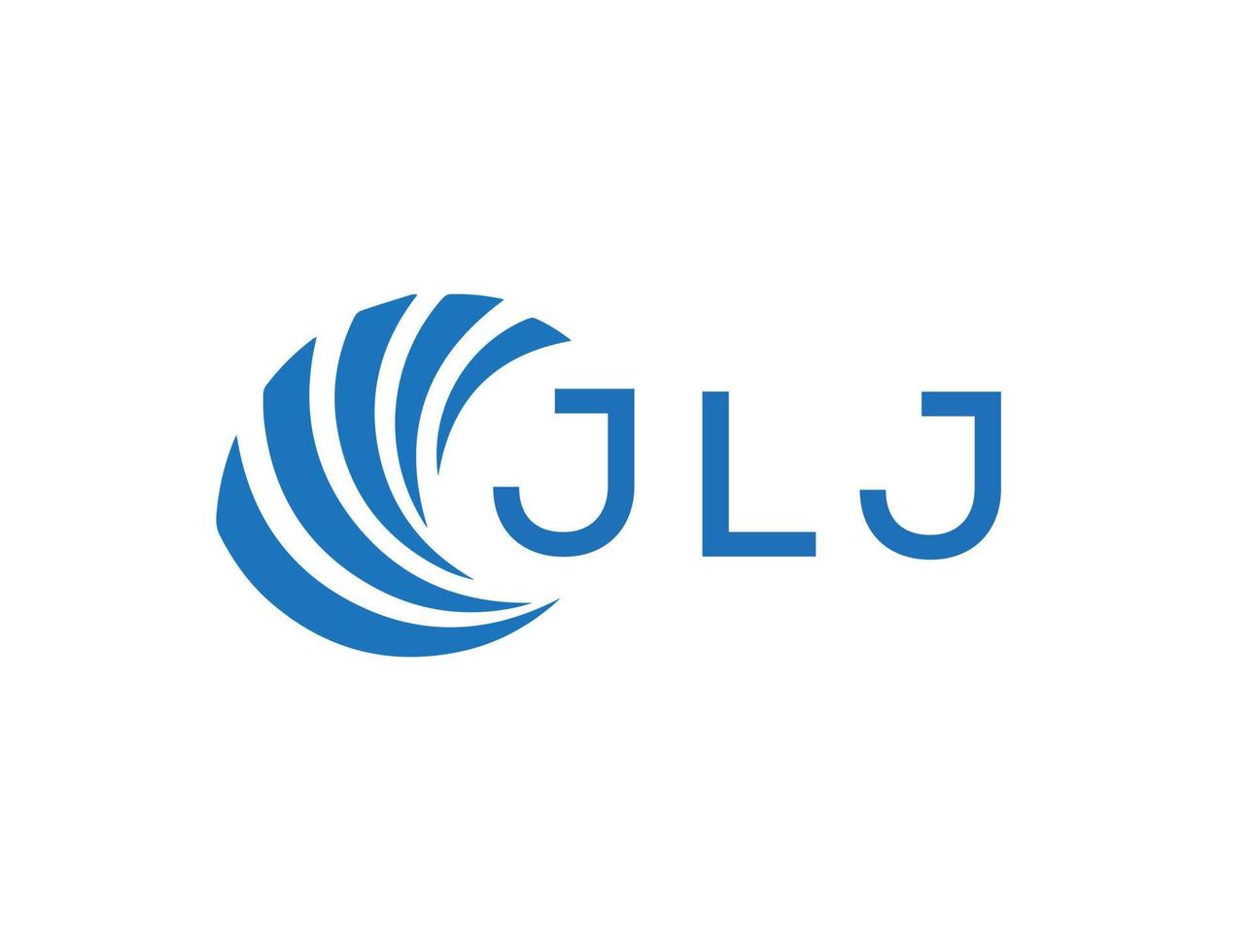 jlj astratto attività commerciale crescita logo design su bianca sfondo. jlj creativo iniziali lettera logo concetto. vettore