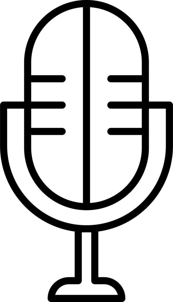 icona del microfono vettoriale
