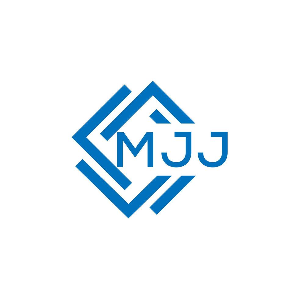 mjj lettera logo design su bianca sfondo. mjj creativo cerchio lettera logo concetto. mjj lettera design. vettore