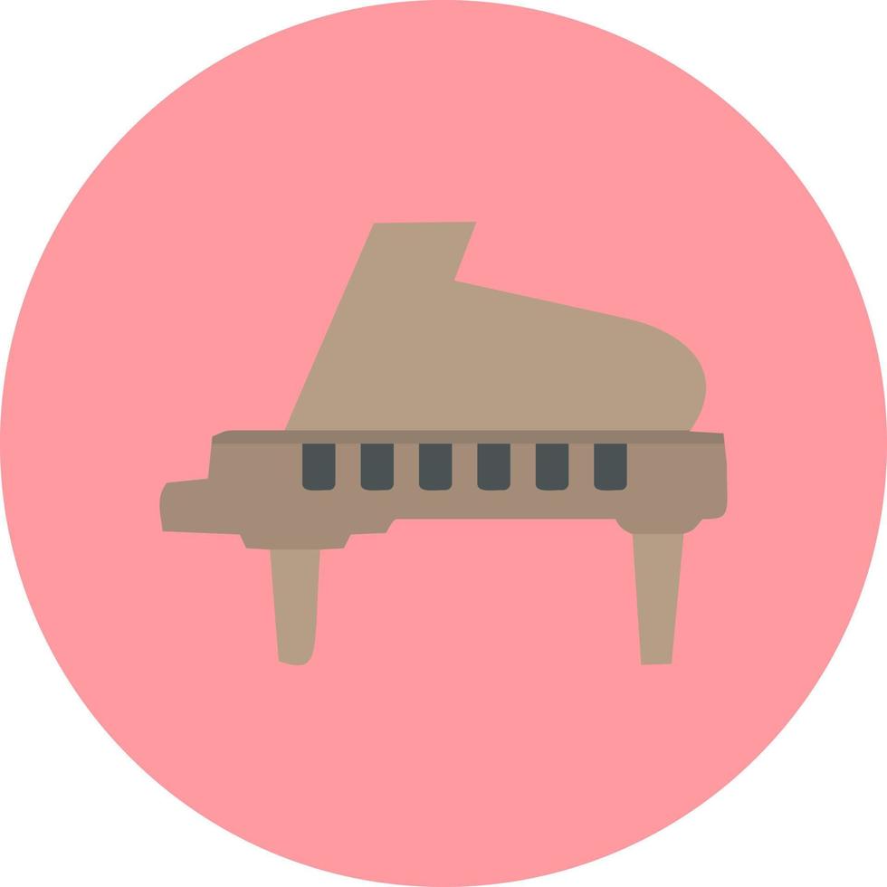 mille dollari pianoforte vettore icona