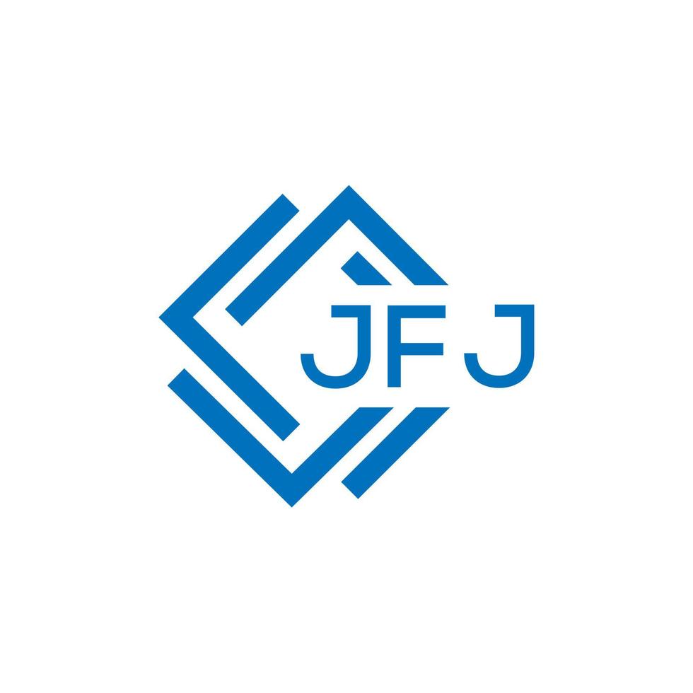 jfj lettera logo design su bianca sfondo. jfj creativo cerchio lettera logo concetto. jfj lettera design. vettore
