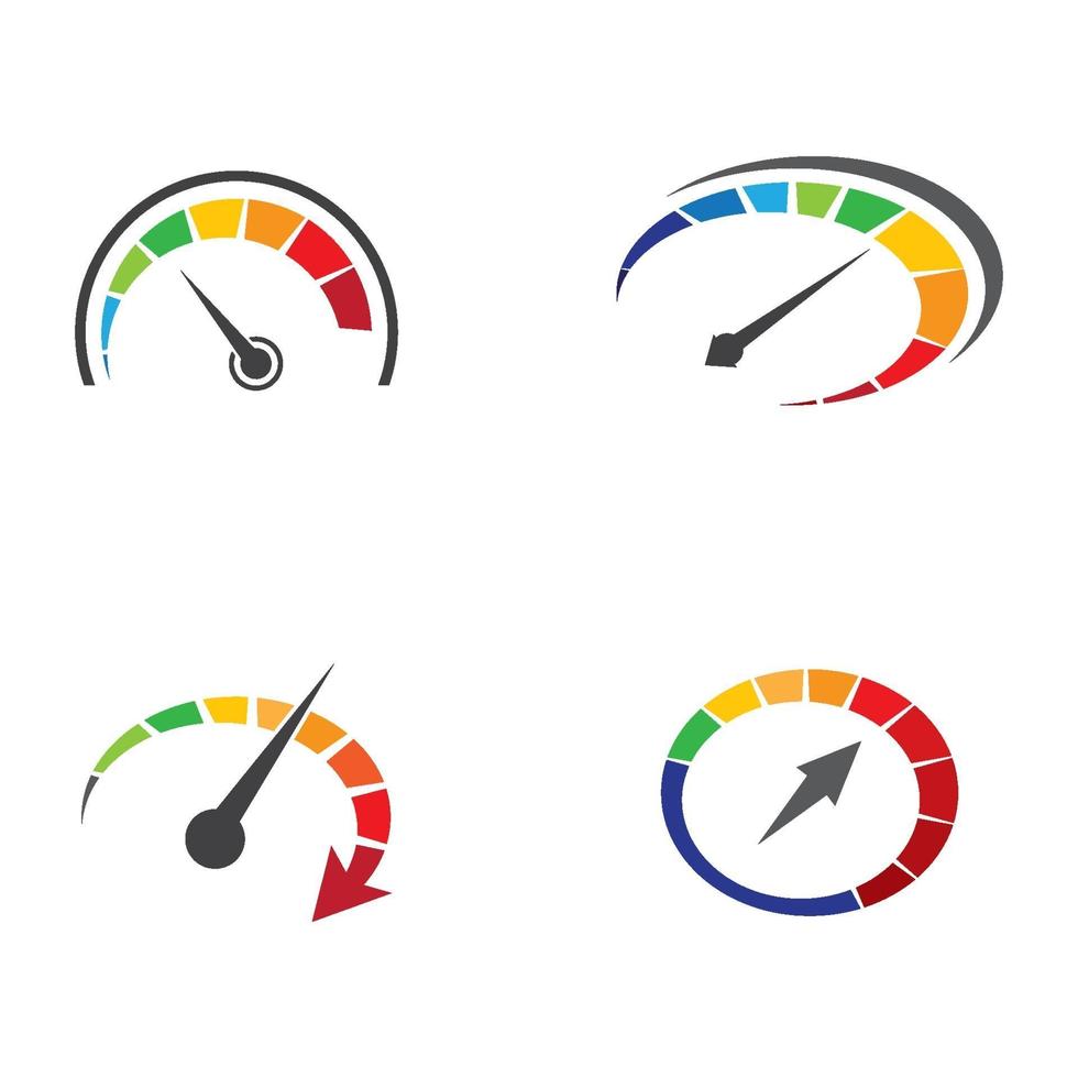 velocità logo immagini illustrazione set vettore
