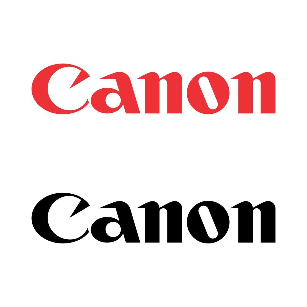 canone logo vettore, canone icona gratuito vettore