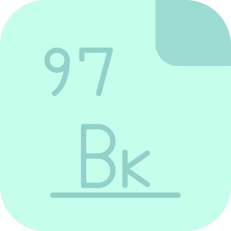 berkelium vettore icona