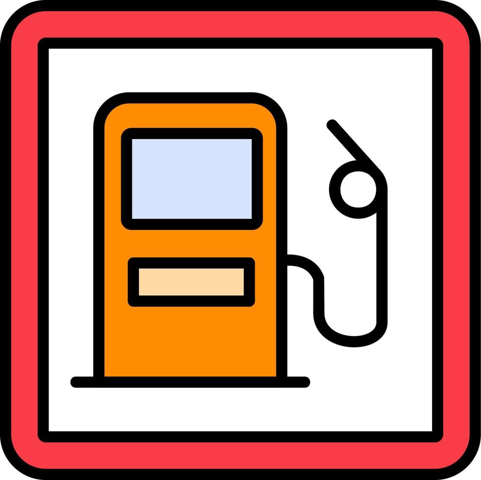 benzina vettore icona