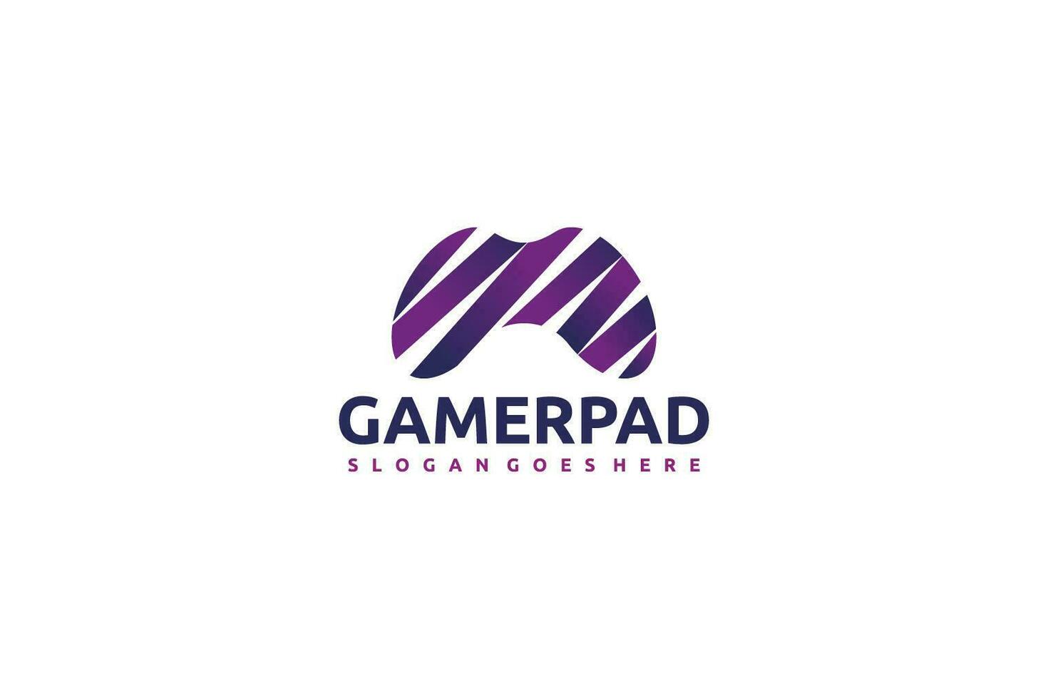 Logo del game pad vettore