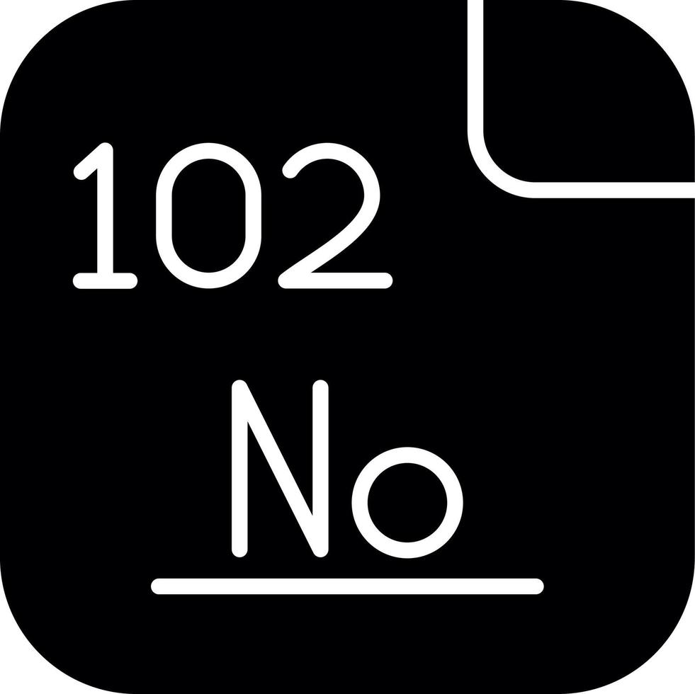 nobelium vettore icona