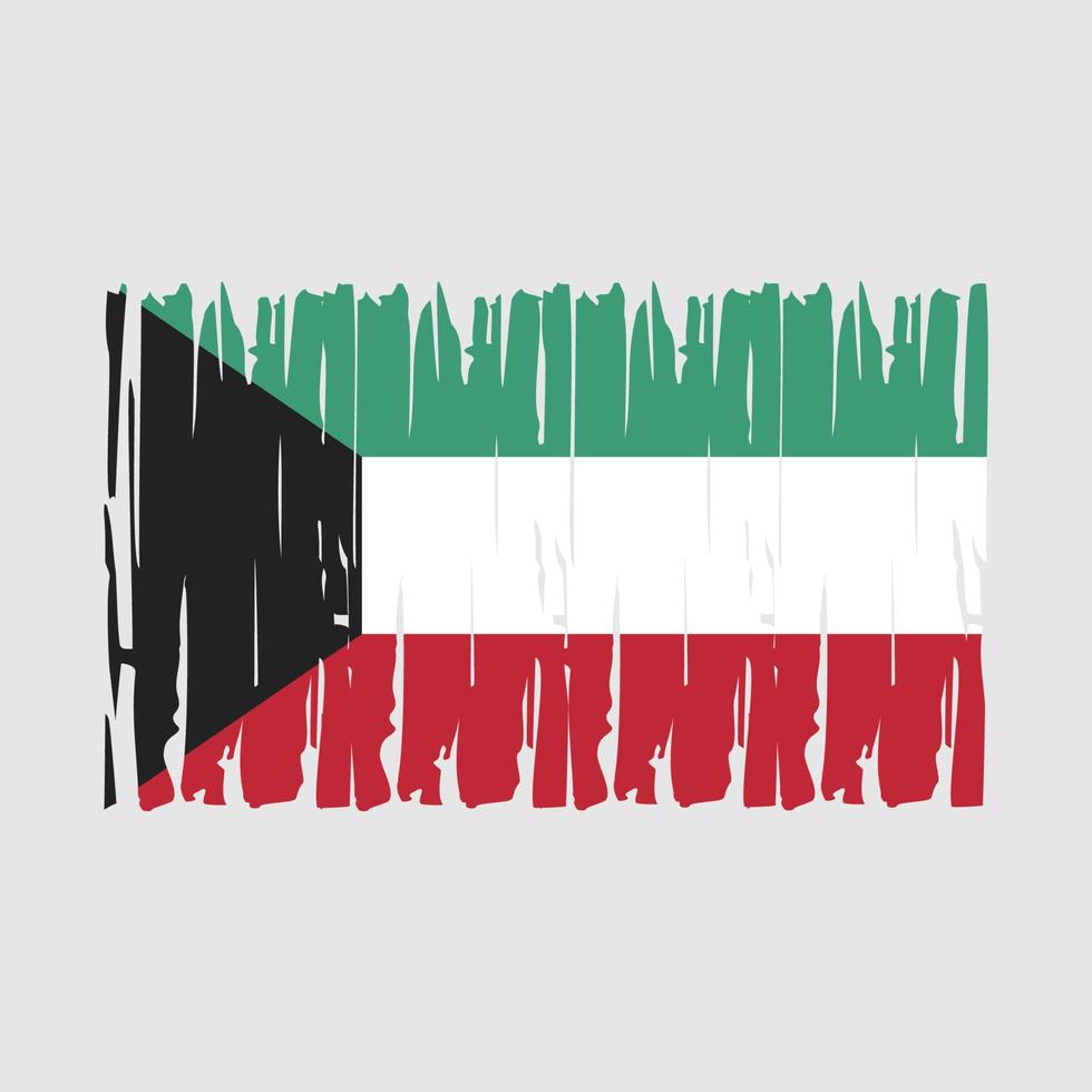 vettore bandiera kuwait