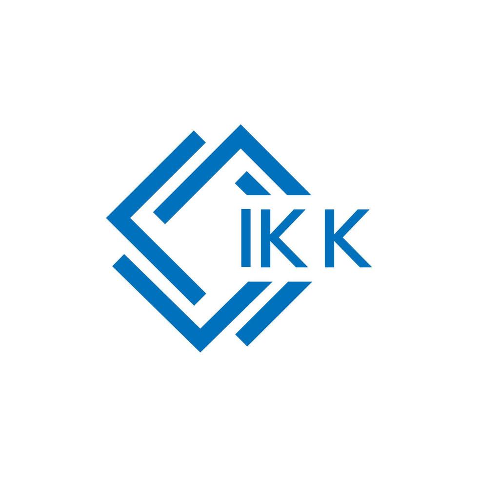 ikk lettera logo design su bianca sfondo. ikk creativo cerchio lettera logo concetto. ikk lettera design. vettore