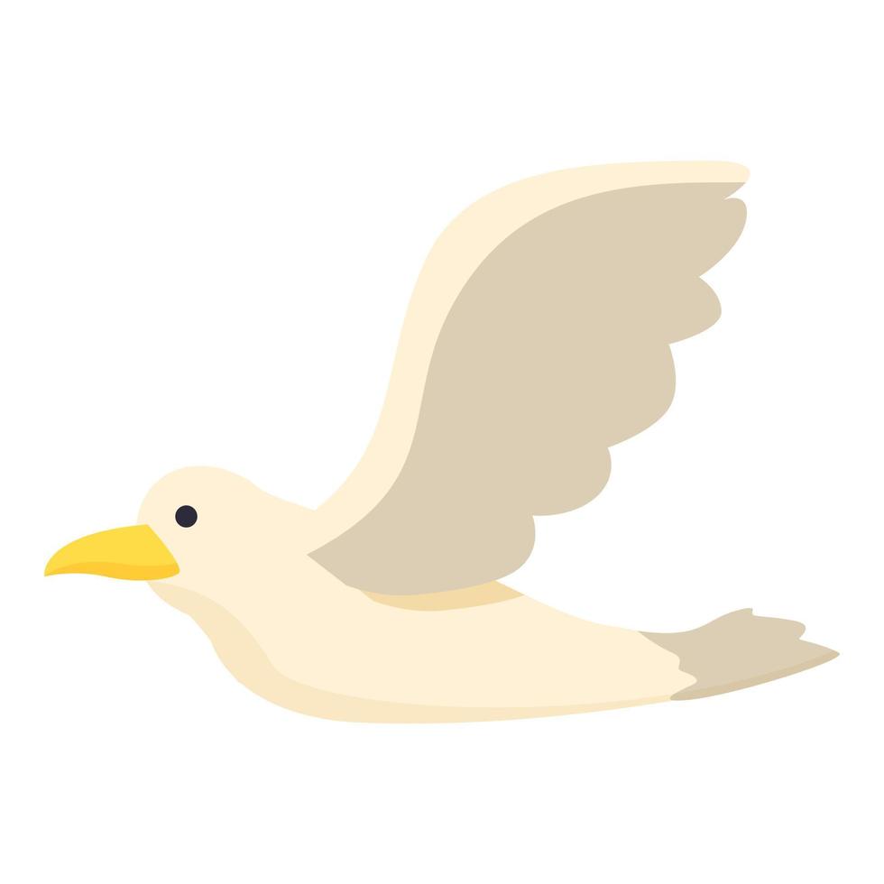 volare uccello icona cartone animato vettore. marino uccello vettore