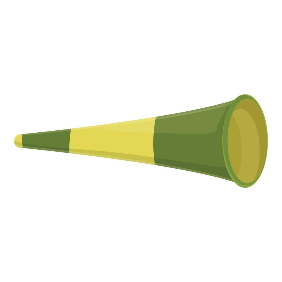 corno icona cartone animato vettore. calcio vuvuzela vettore