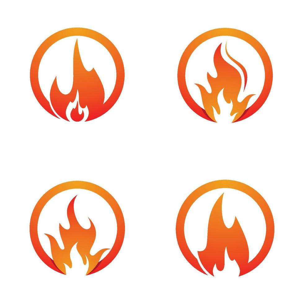 immagini del logo del fuoco vettore