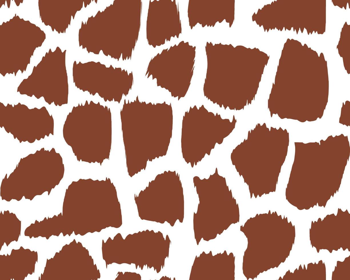 vettore senza soluzione di continuità modello con giraffa pelle struttura. ripetendo giraffa sfondo per tessile disegno,