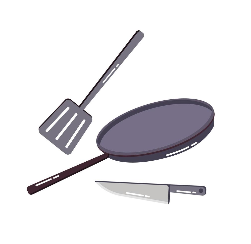 utensili da cucina cucinando simbolo isolato vettore illustrazione