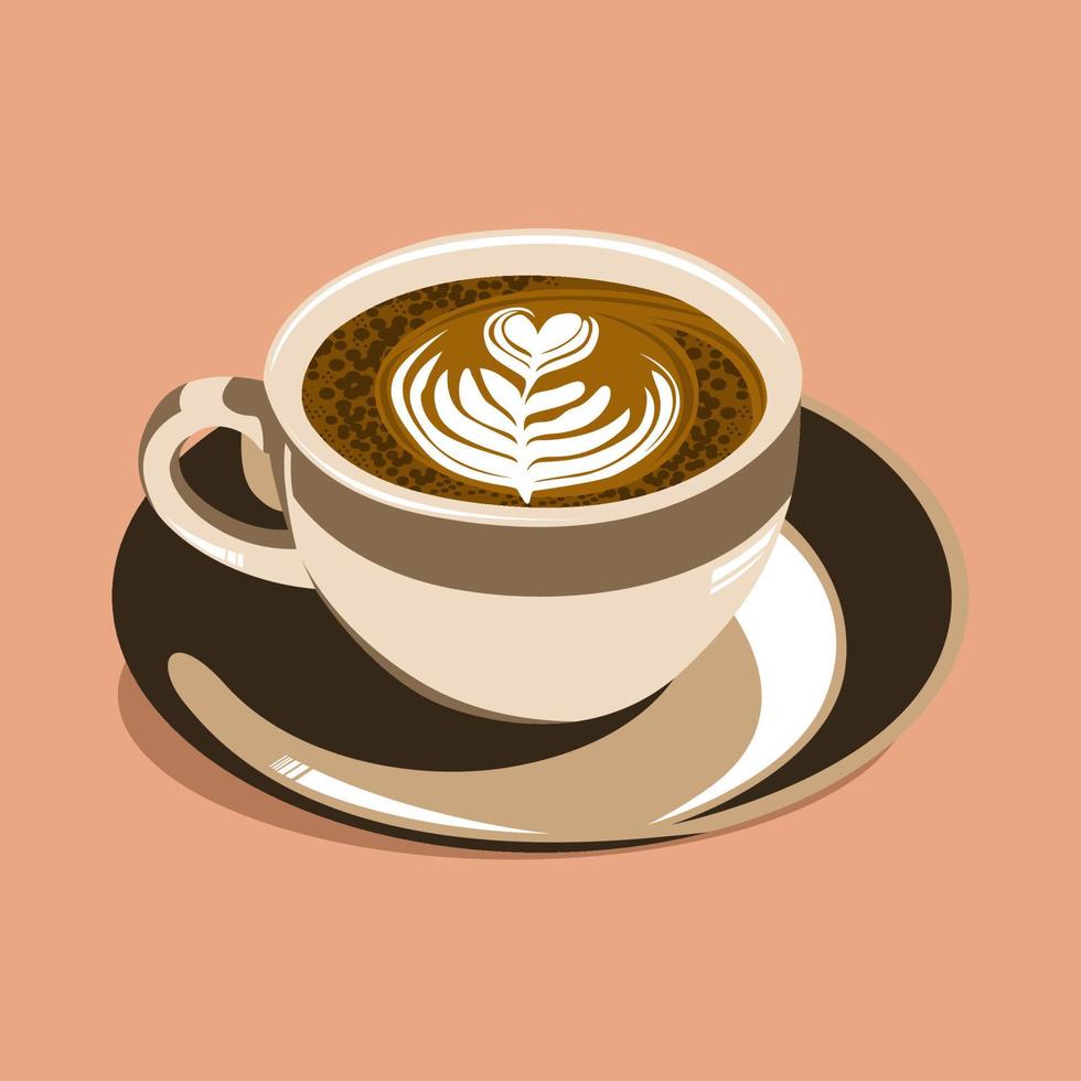 caffè tazza icona vettore illustrazione