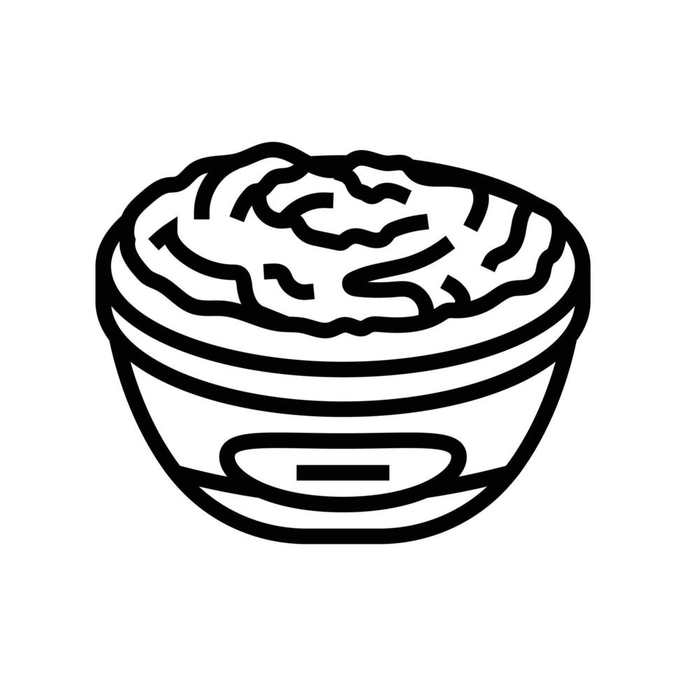 morbido formaggio cibo fetta linea icona vettore illustrazione