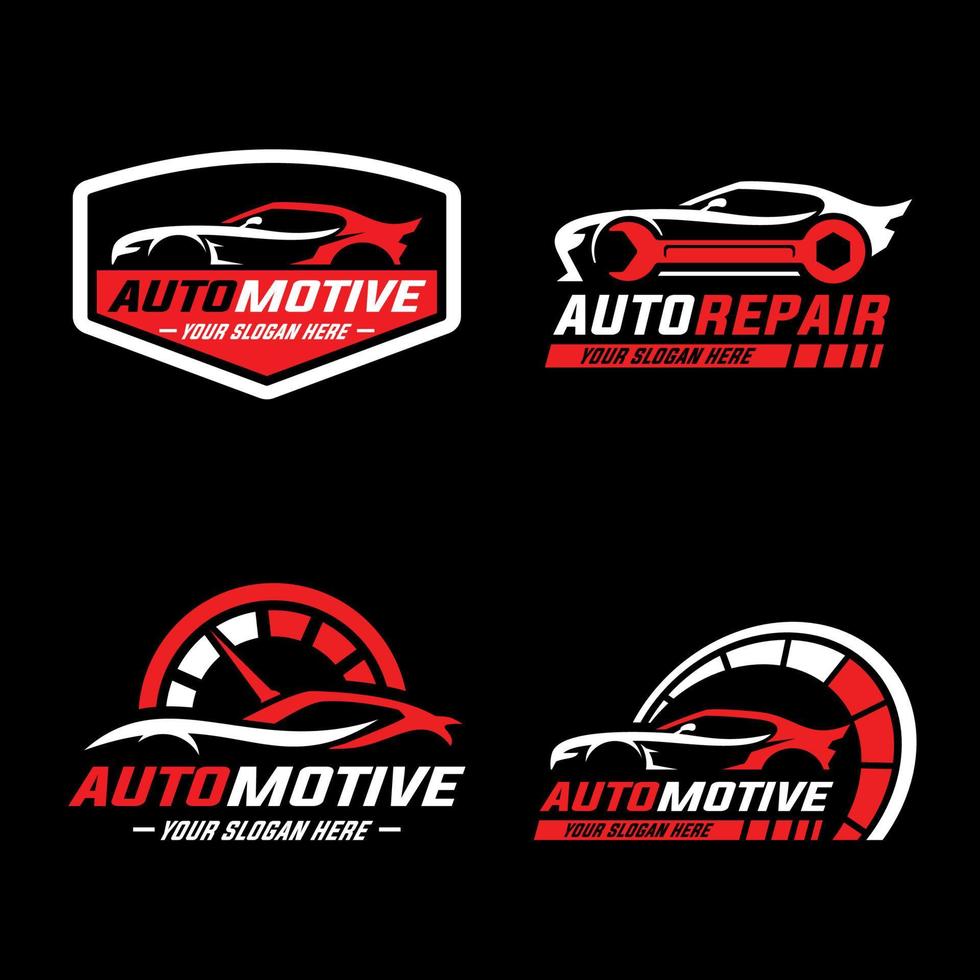 settore automobilistico compilazione logo vettore