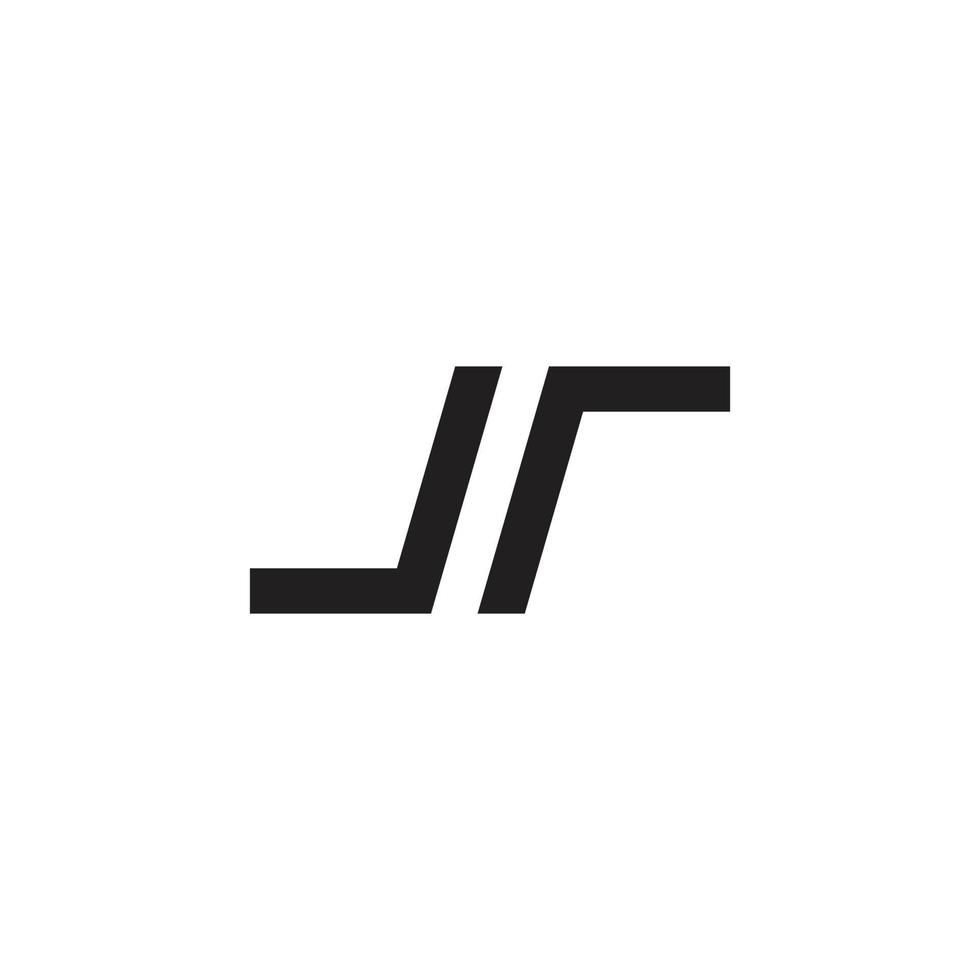 vettore lettera j e r attività commerciale logo icona.